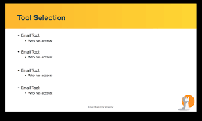 selection of email marketing tools